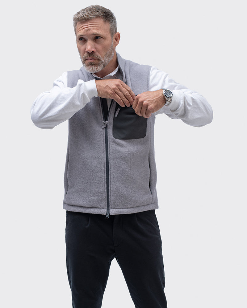 Merino Fleece Vest - Everest